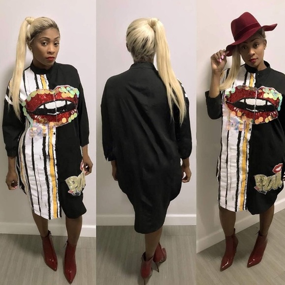 HP 🎉 RARE FIND SHIRT DRESS  *NWT* ⭐️ - Picture 3 of 8